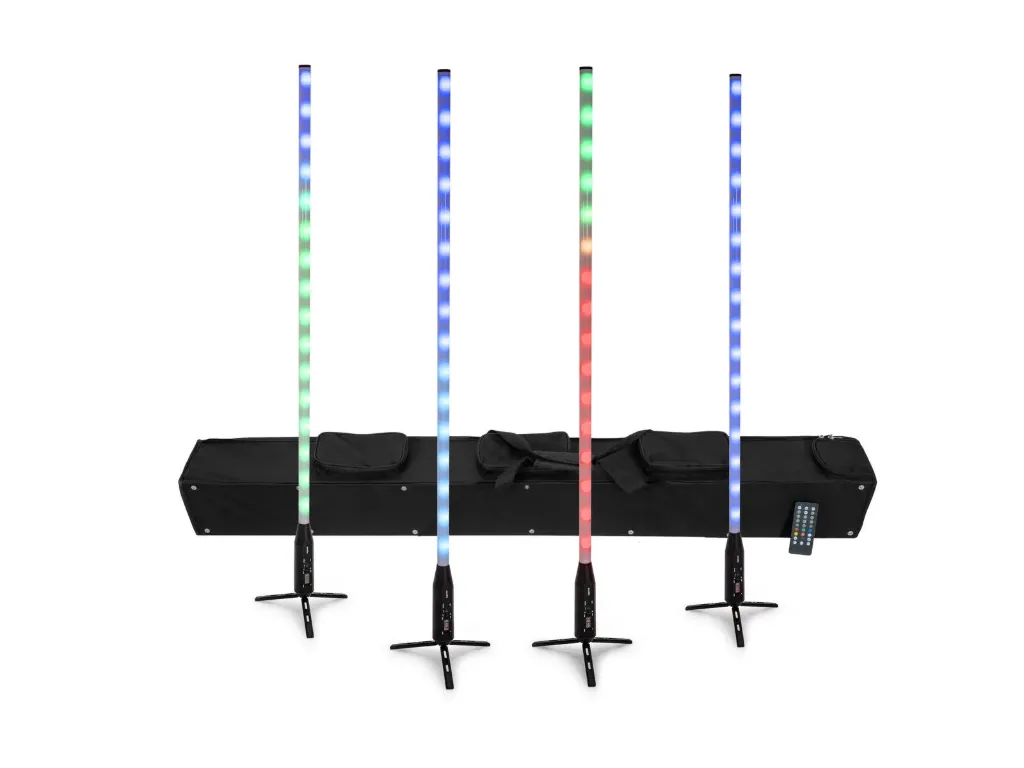 [EUROLITE] Set 4 Akku-Effektröhren mit 32 Pixeln