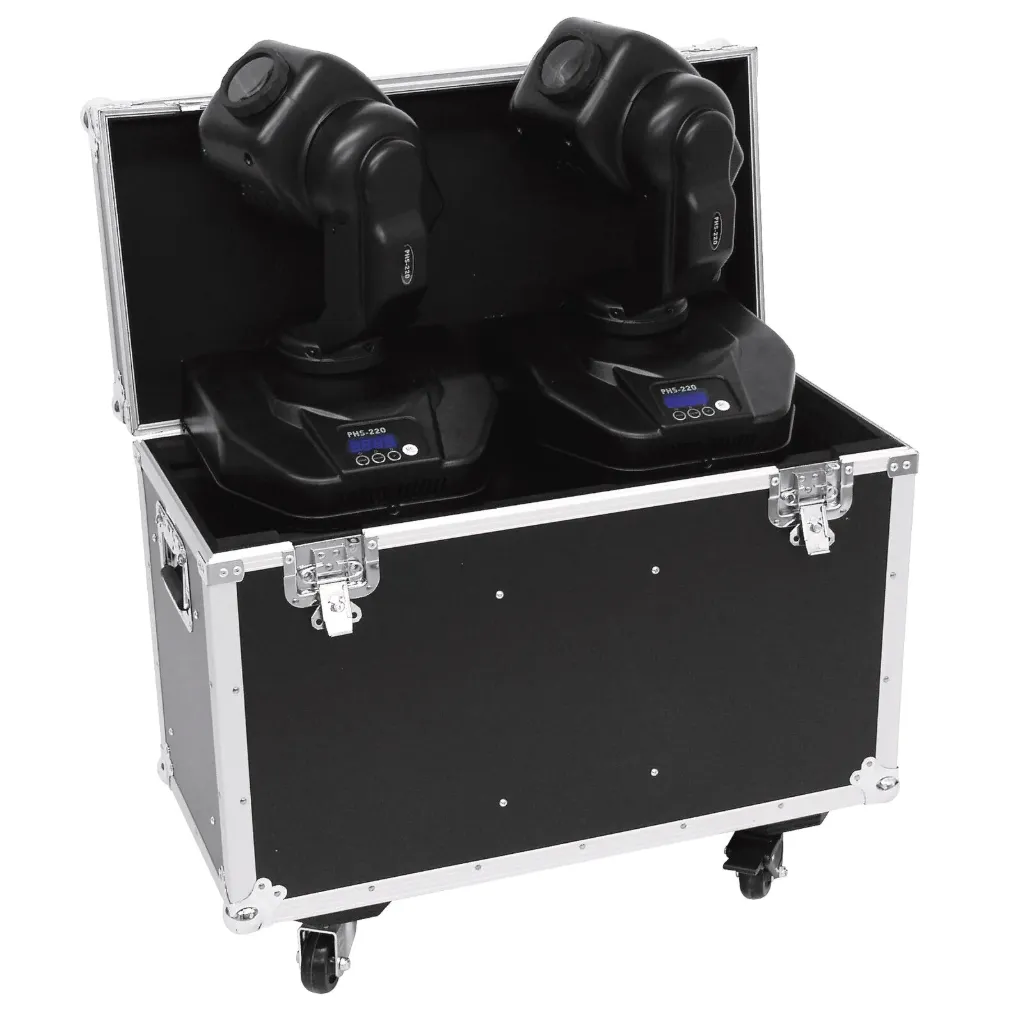 Set 2x Medium Moving-Head PHS-150 PRO im Case