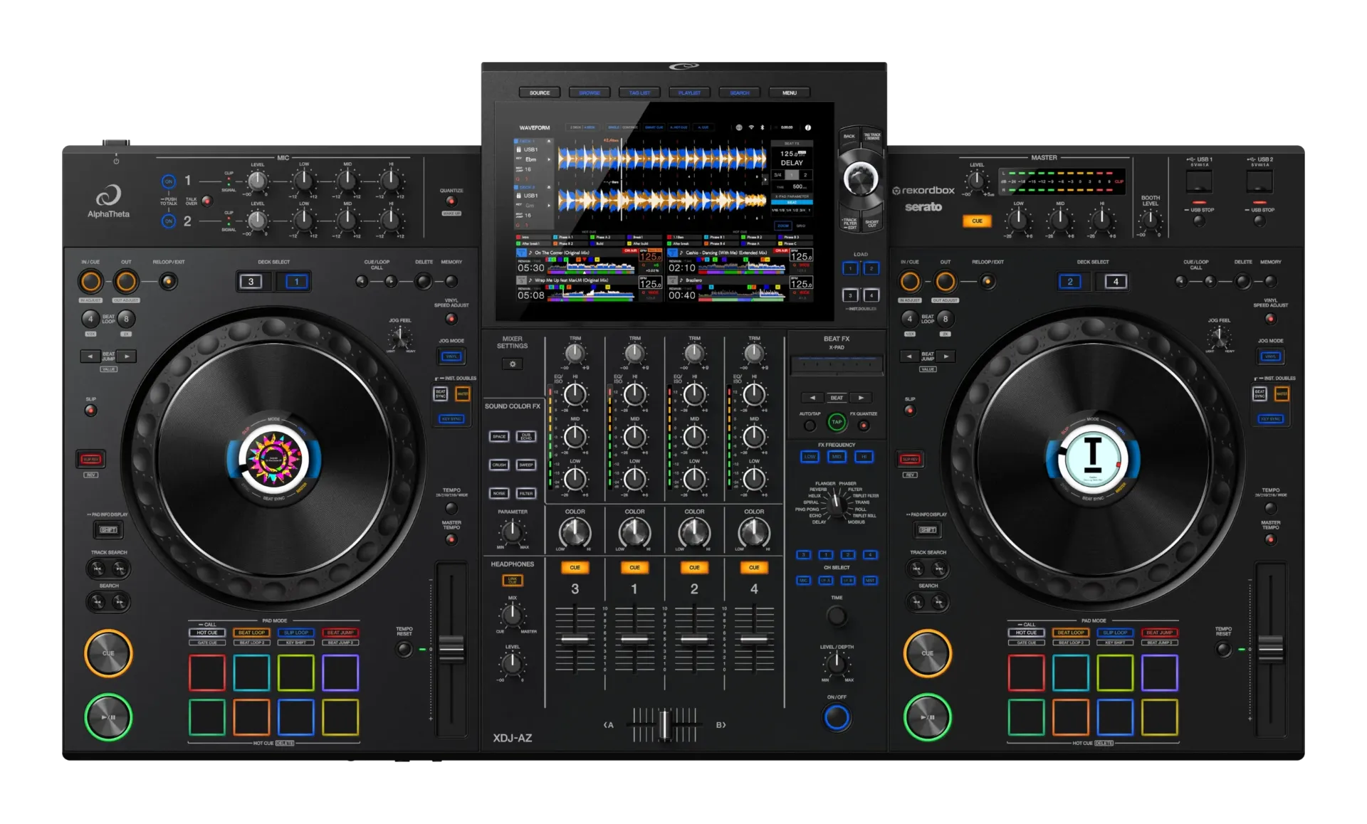 [AlphaTheta] XDJ-AZ mieten | 4-Kanal-All-in-One-Profi-DJ-System